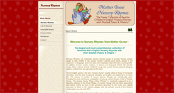 Desktop Screenshot of nursery-rhymes.org